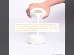 열에 민감한 지연 반응 다이아민 경화제 XY 311는 TDI 또는 MDI를 기반으로 한 대칭 분자 구조와 나트륨 염화도 적합한 주름 폴리우레탄 시스템으로 구성된 아로마틱 다이아민